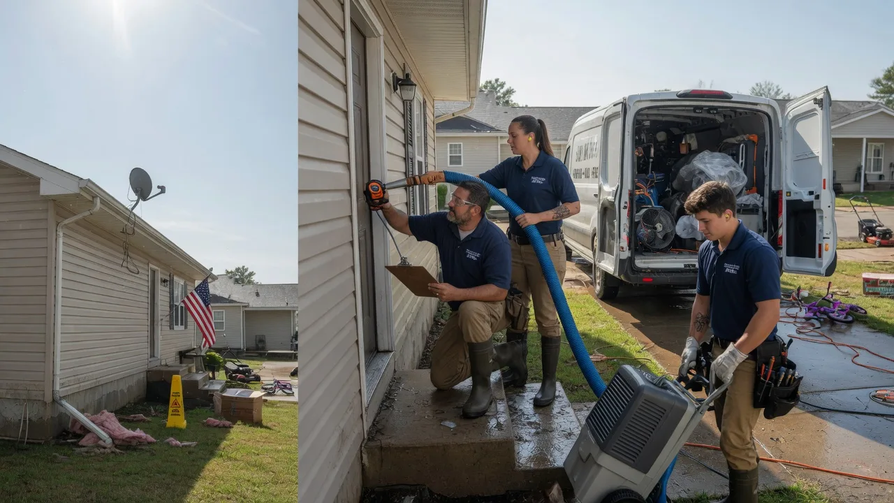 Ceiling Water Damage Restoration in Kiefer, OK near me